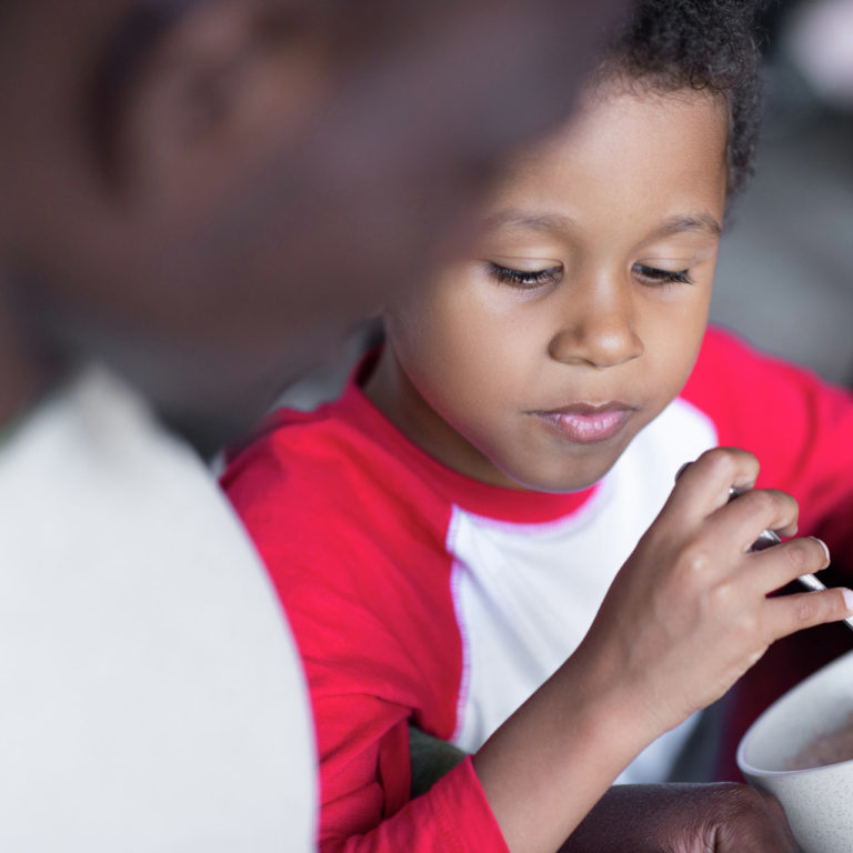 CTB-cares-Child-Eating Spirit of Giving